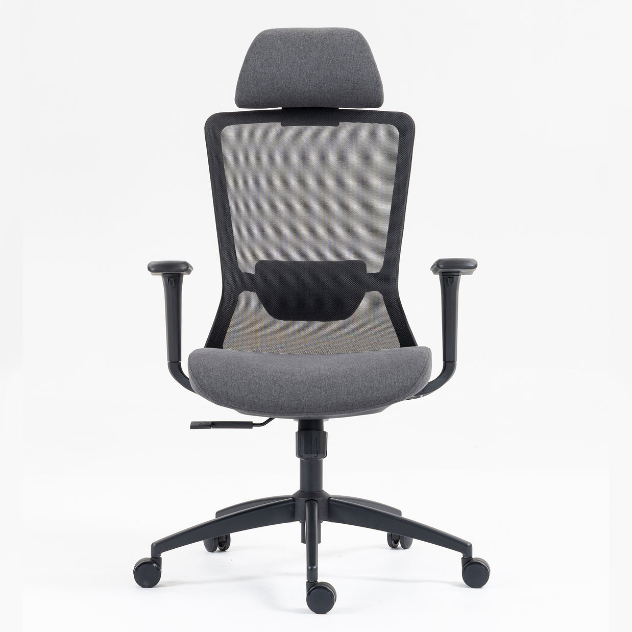 Silla SIT ejecutiva de oficina 300 lb, en color negro o gris nylon, poliéster, transpirable, tela  | SIT-8322H-BK | SIT-8322H-GR