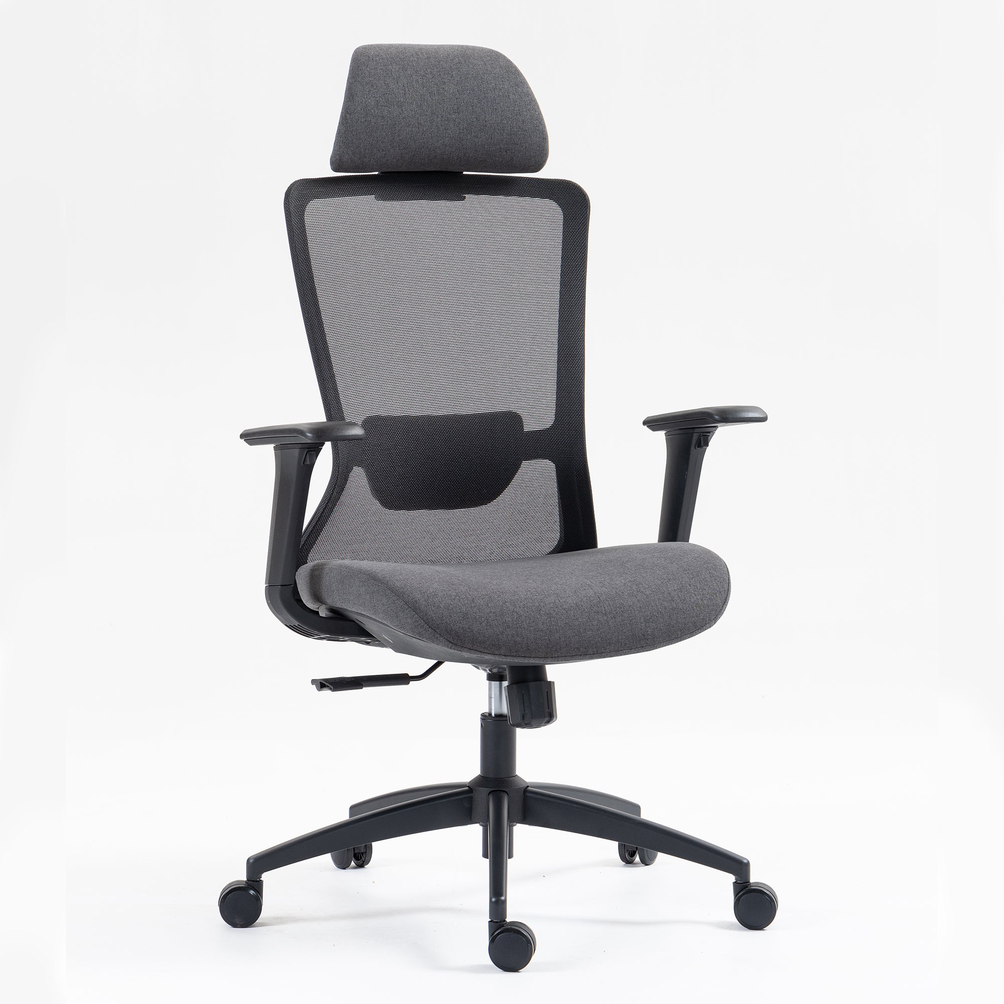 Silla SIT ejecutiva de oficina 300 lb, en color negro o gris nylon, poliéster, transpirable, tela  | SIT-8322H-BK | SIT-8322H-GR