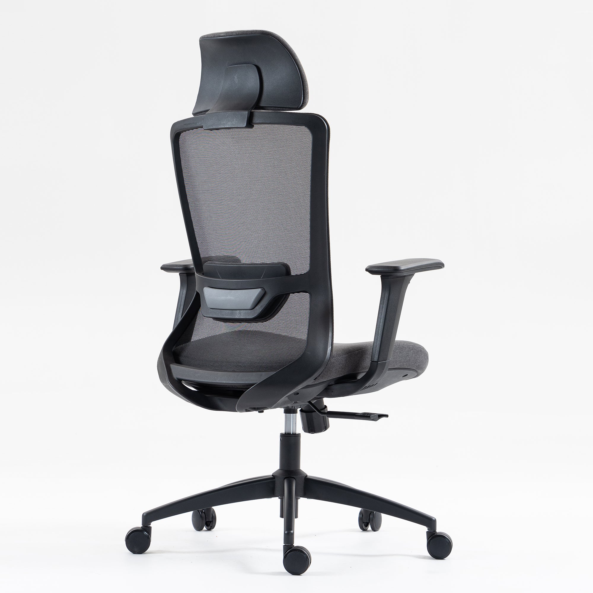 Silla SIT ejecutiva de oficina 300 lb, en color negro o gris nylon, poliéster, transpirable, tela  | SIT-8322H-BK | SIT-8322H-GR