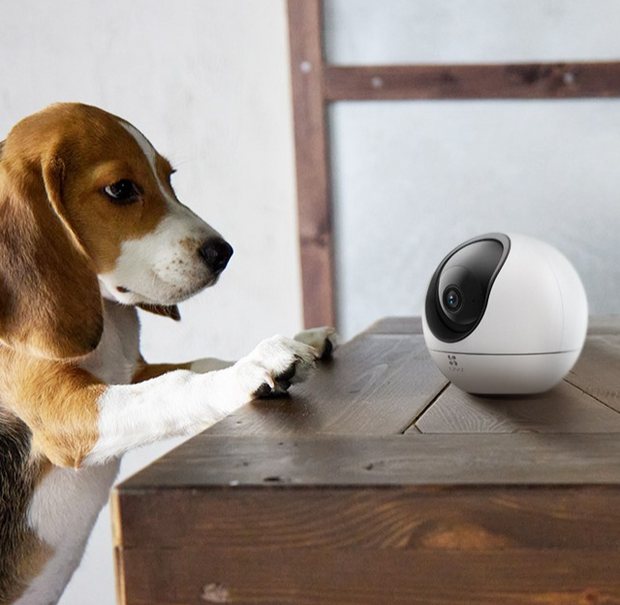 Cámara EZVIZ Wifi, H6, 3MP, 2.4GHz y 5 GHz, 360 SH Hasta 512GB Auto Seguimiento, Soporta ONVIF.