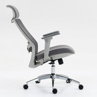 Silla SIT ejecutiva de oficina 300 lb, en color negro o gris nylon, poliéster, transpirable, tela  | SIT-8322H-BK | SIT-8322H-GR