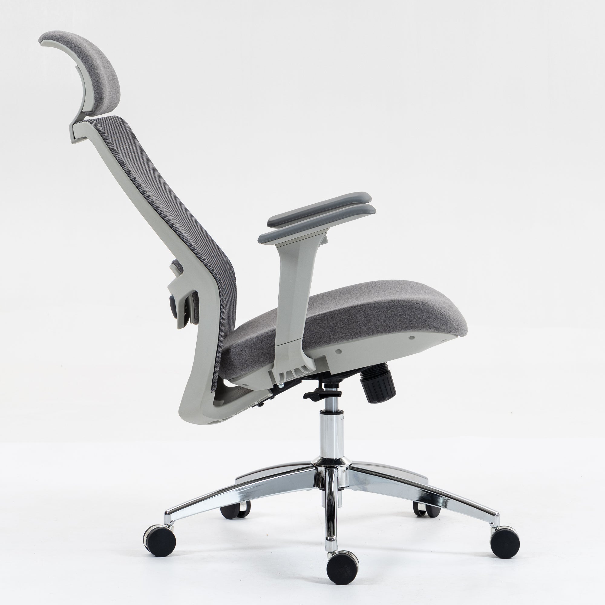 Silla SIT ejecutiva de oficina 300 lb, en color negro o gris nylon, poliéster, transpirable, tela  | SIT-8322H-BK | SIT-8322H-GR
