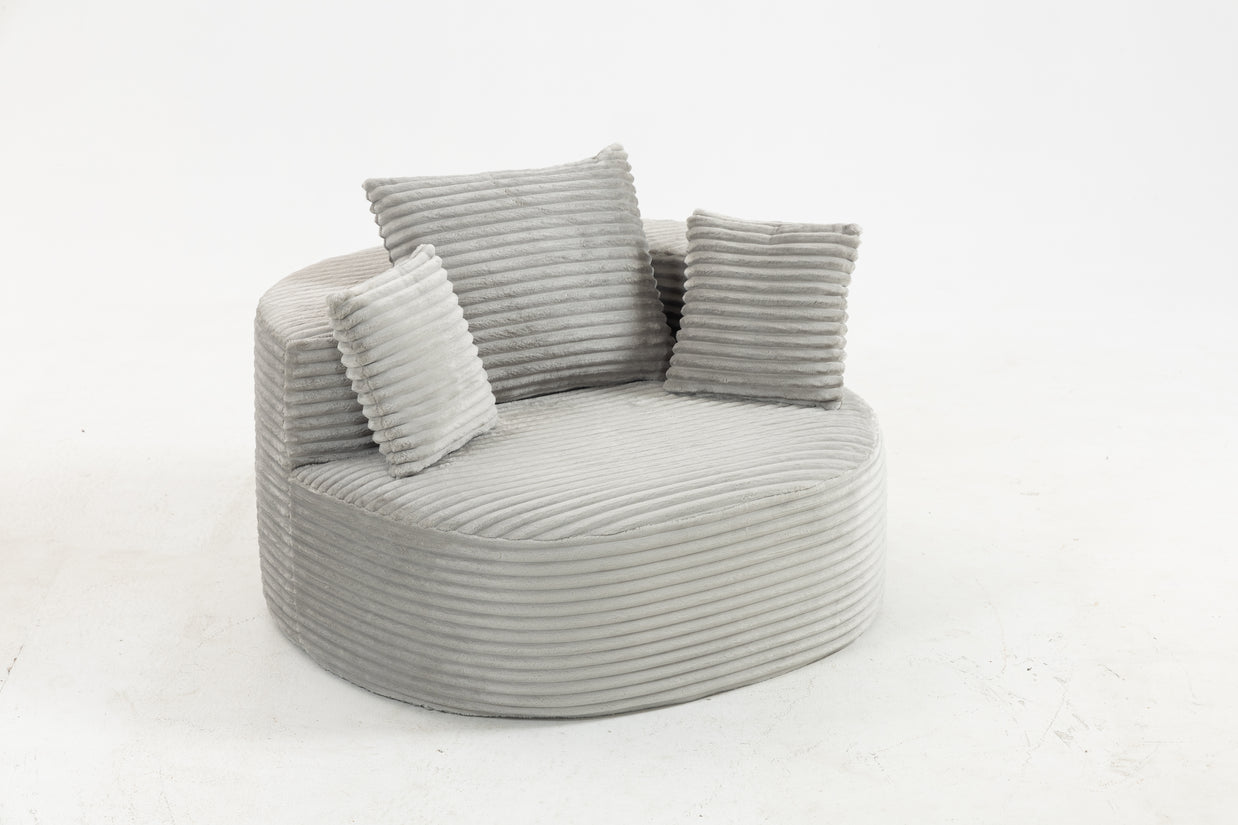 Sofá SIT Lumina individual foam de alta densidad color beige, gris, gris claro / 110 x 103 x 62.5 cm / SIT-LUMINA