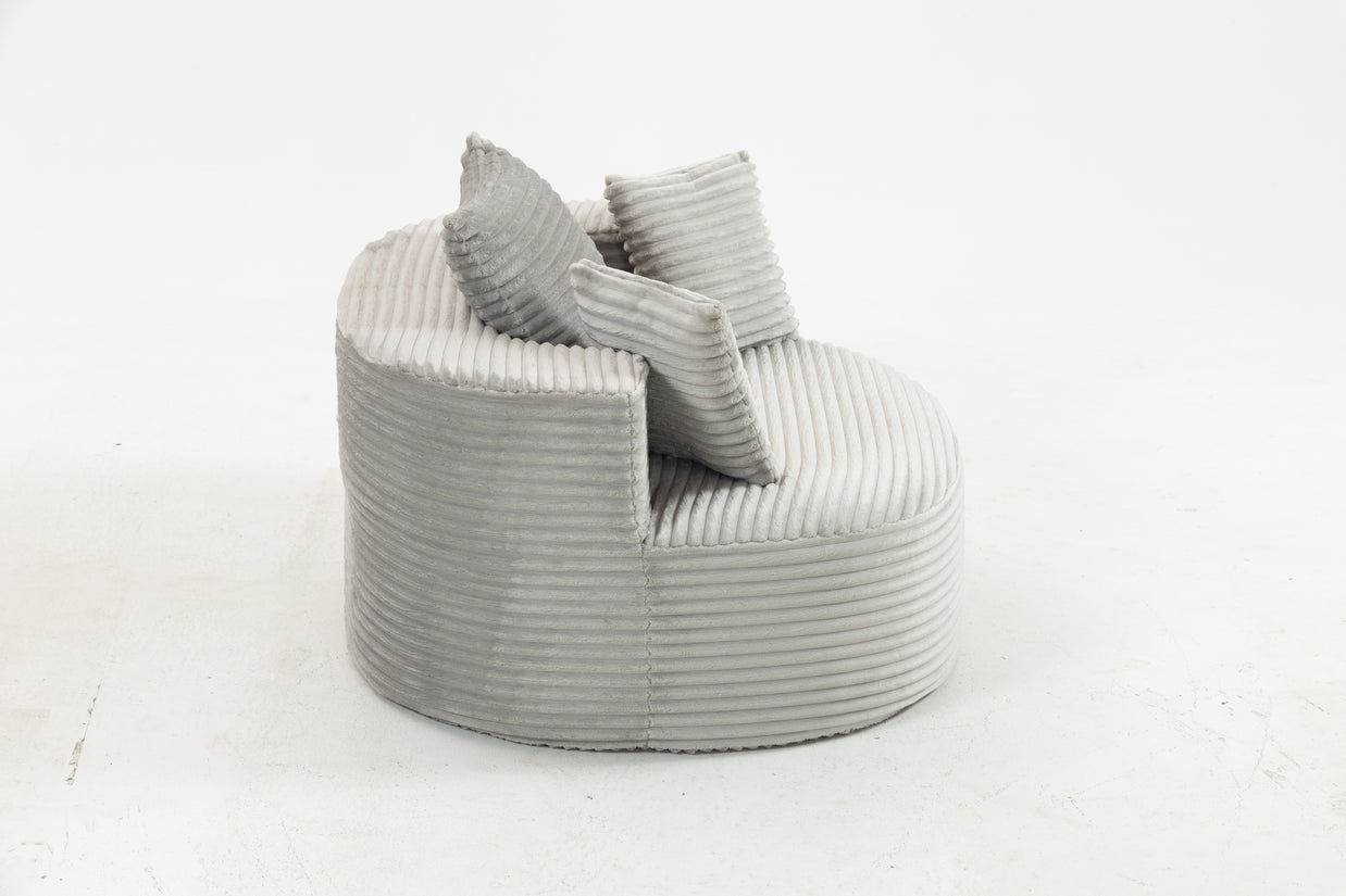 Sofá SIT Lumina individual foam de alta densidad color beige, gris, gris claro / 110 x 103 x 62.5 cm / SIT-LUMINA