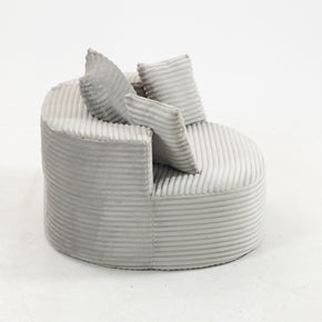 Sofá SIT Lumina individual foam de alta densidad color beige, gris, gris claro / 110 x 103 x 62.5 cm / SIT-LUMINA