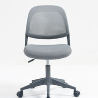 Silla de malla Sit con respaldo medio, control de altura neumático, base de nylon, color negro y gris SIT-SEC35BK / SIT-SEC35GR