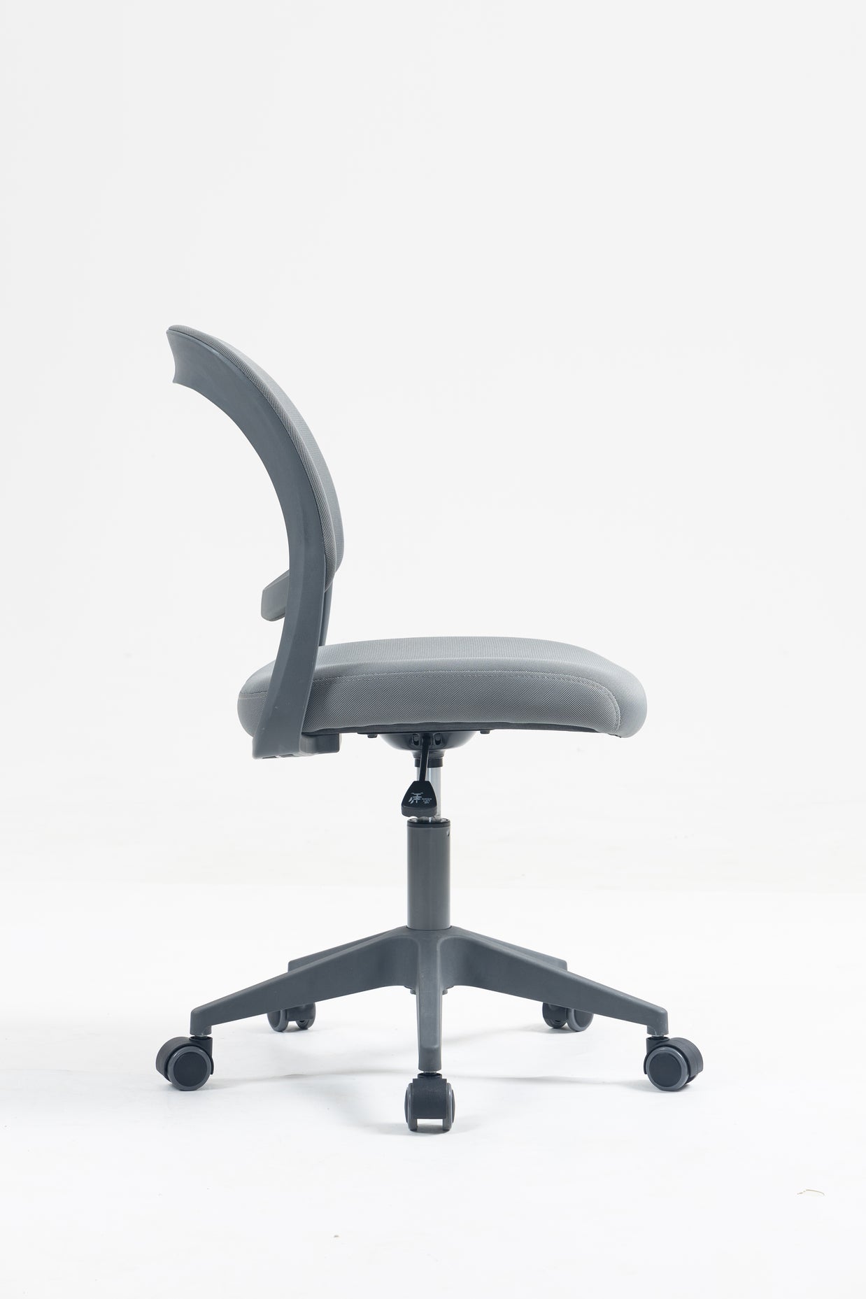 Silla de malla Sit con respaldo medio, control de altura neumático, base de nylon, color negro y gris SIT-SEC35BK / SIT-SEC35GR