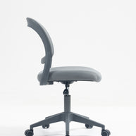 Silla de malla Sit con respaldo medio, control de altura neumático, base de nylon, color negro y gris SIT-SEC35BK / SIT-SEC35GR
