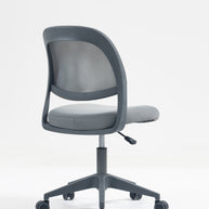 Silla de malla Sit con respaldo medio, control de altura neumático, base de nylon, color negro y gris SIT-SEC35BK / SIT-SEC35GR