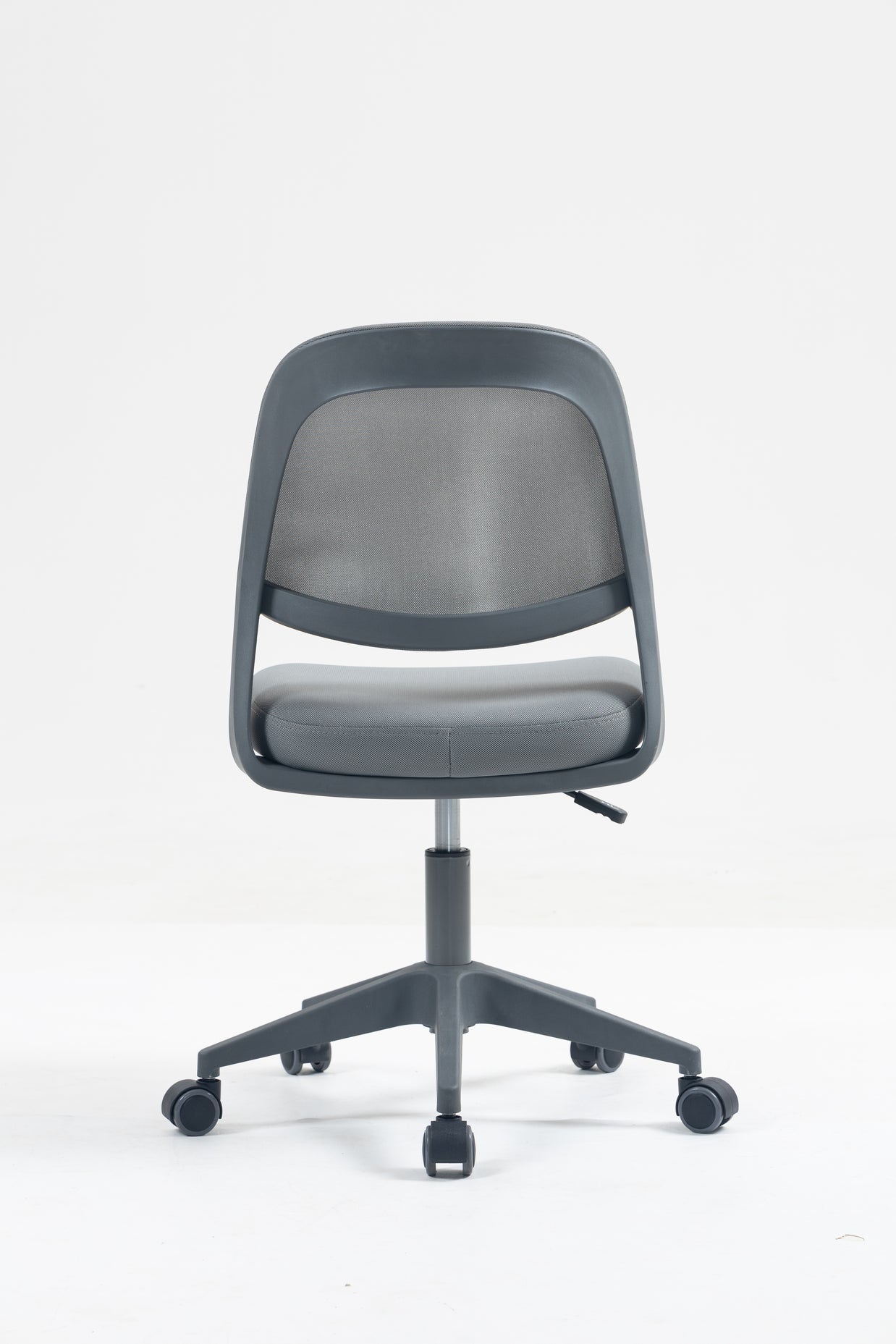 Silla de malla Sit con respaldo medio, control de altura neumático, base de nylon, color negro y gris SIT-SEC35BK / SIT-SEC35GR