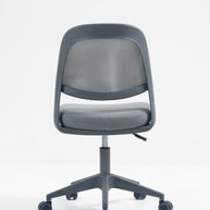 Silla de malla Sit con respaldo medio, control de altura neumático, base de nylon, color negro y gris SIT-SEC35BK / SIT-SEC35GR