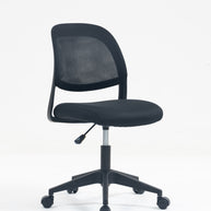 Silla de malla Sit con respaldo medio, control de altura neumático, base de nylon, color negro y gris SIT-SEC35BK / SIT-SEC35GR