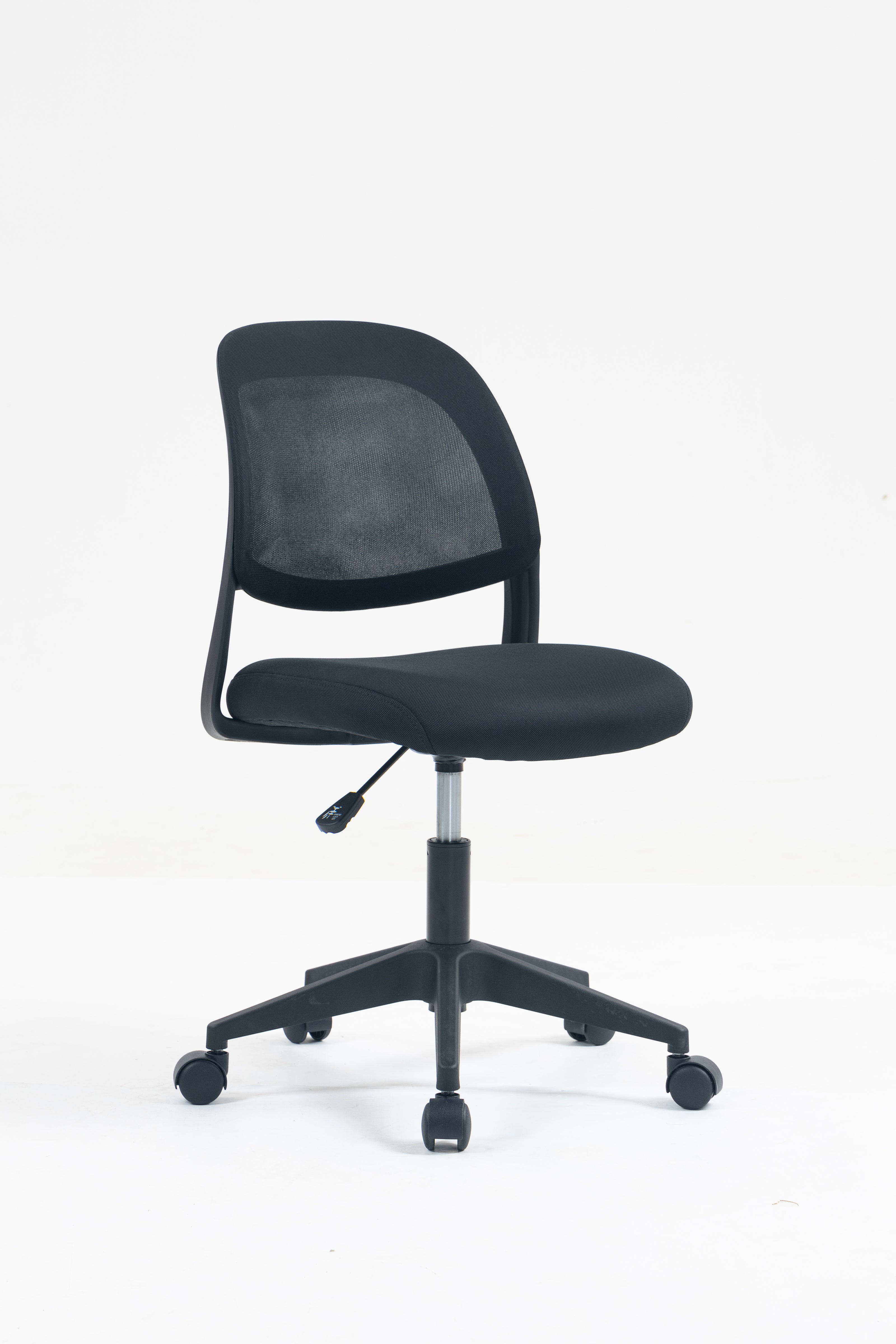 Silla de malla Sit con respaldo medio, control de altura neumático, base de nylon, color negro y gris SIT-SEC35BK / SIT-SEC35GR