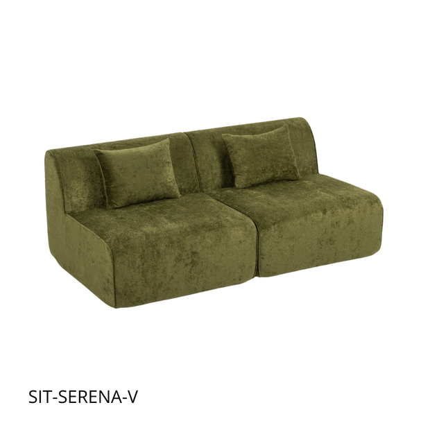 Sofá SIT Serena foam de alta densidad color beige o verde / medida 101 x 92 x 71/77 cm / SIT-SERENA