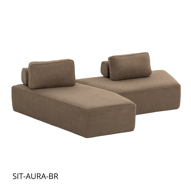Sofá AURA comprimido con posibilidad de combinaciones, fabricado con espuma de alta densidad SIT-AURA