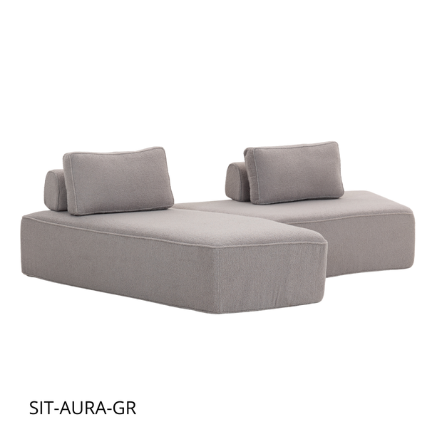 Sofá AURA comprimido con posibilidad de combinaciones, fabricado con espuma de alta densidad SIT-AURA