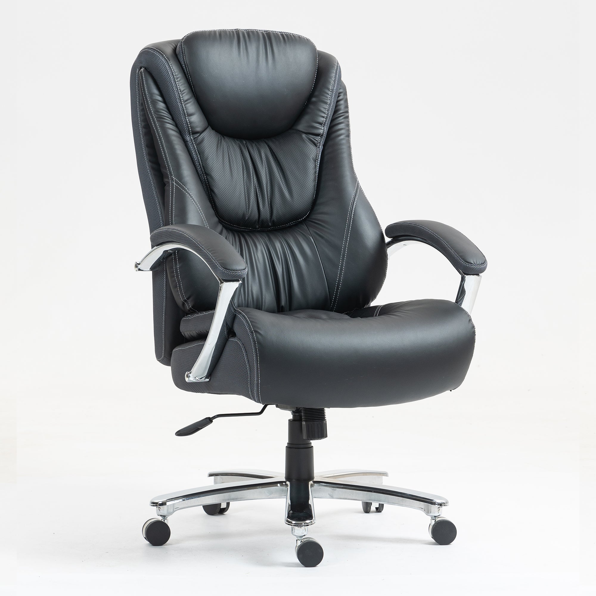 Silla SIT ejecutiva gris o negro, poliéster transpirable, nylon, clase 4 300 lb ajustable | SIT-9373H-FABRIC | SIT-9373H-PU