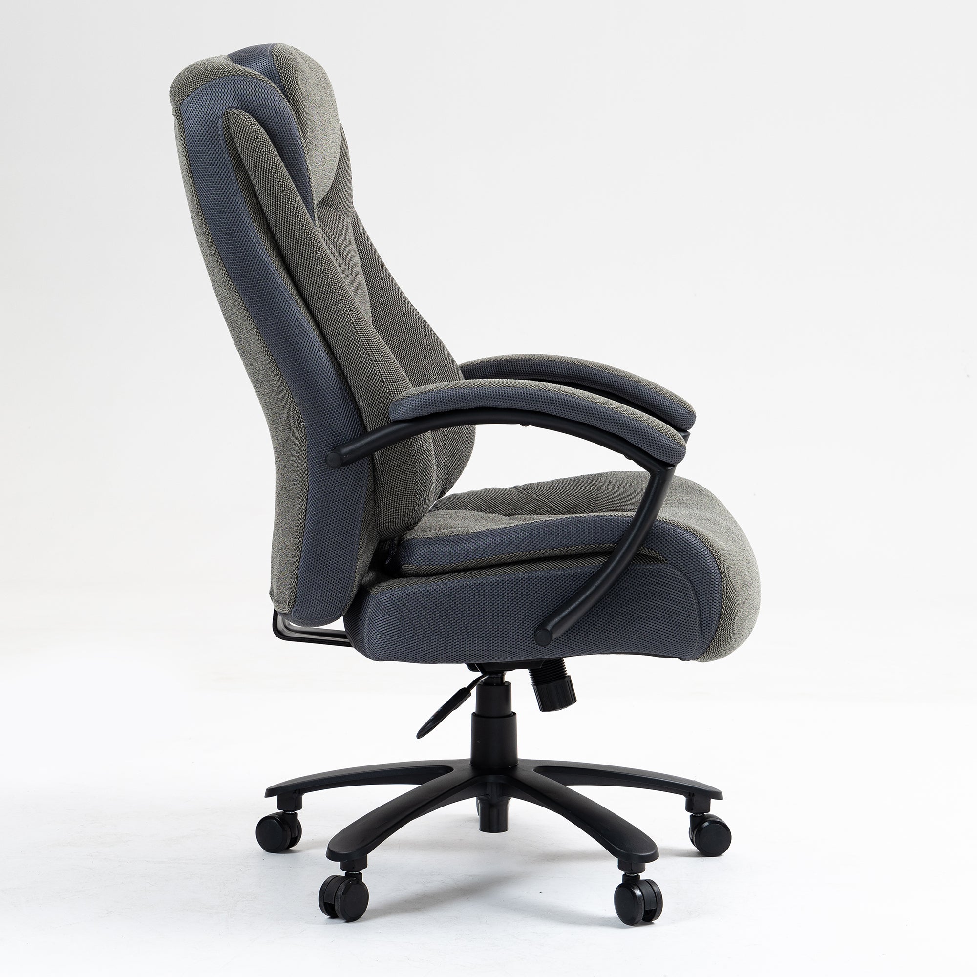 Silla SIT ejecutiva gris o negro, poliéster transpirable, nylon, clase 4 300 lb ajustable | SIT-9373H-FABRIC | SIT-9373H-PU
