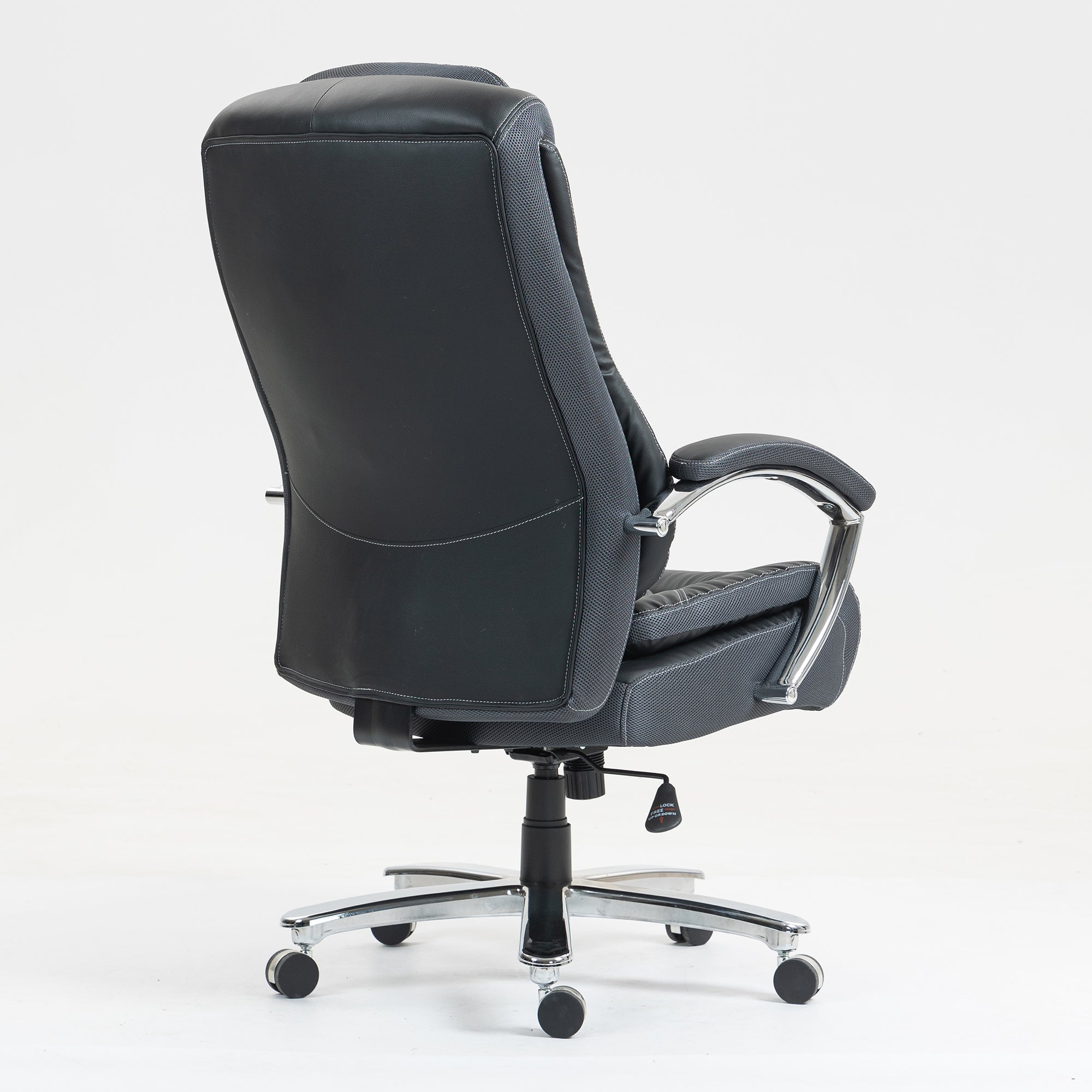 Silla SIT ejecutiva gris o negro, poliéster transpirable, nylon, clase 4 300 lb ajustable | SIT-9373H-FABRIC | SIT-9373H-PU