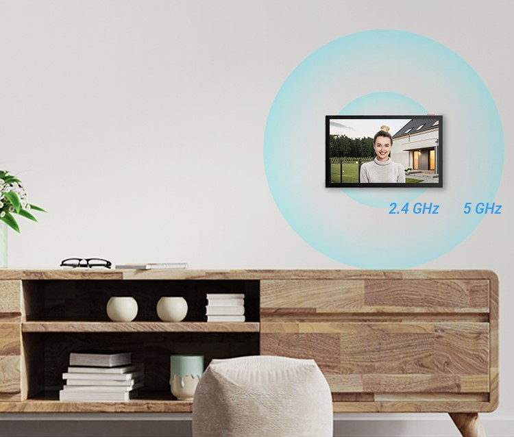 Video portero ezviz 2MP pantalla y timbre, detección de personas, IP67, audio 2 vías, desbloqueo RFID