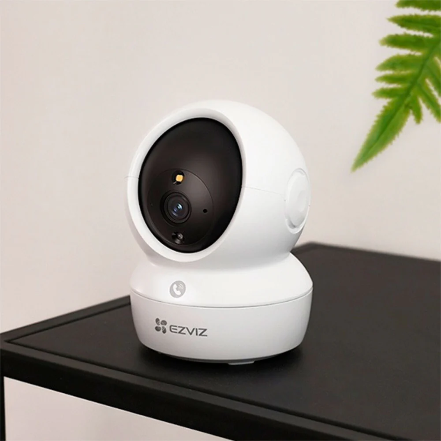 Cámara EZVIZ Wifi, H6C-4MP, 360°, IR 10mts, detección de movimiento, audio bidireccional, Tarjeta SD.