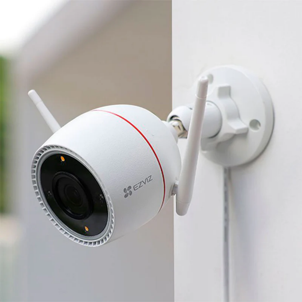 Cámara EZVIZ Wifi, H3C-3MP, Wi-Fi, IP67, H265 compatible con Alexa, Google Home, IFTTT.