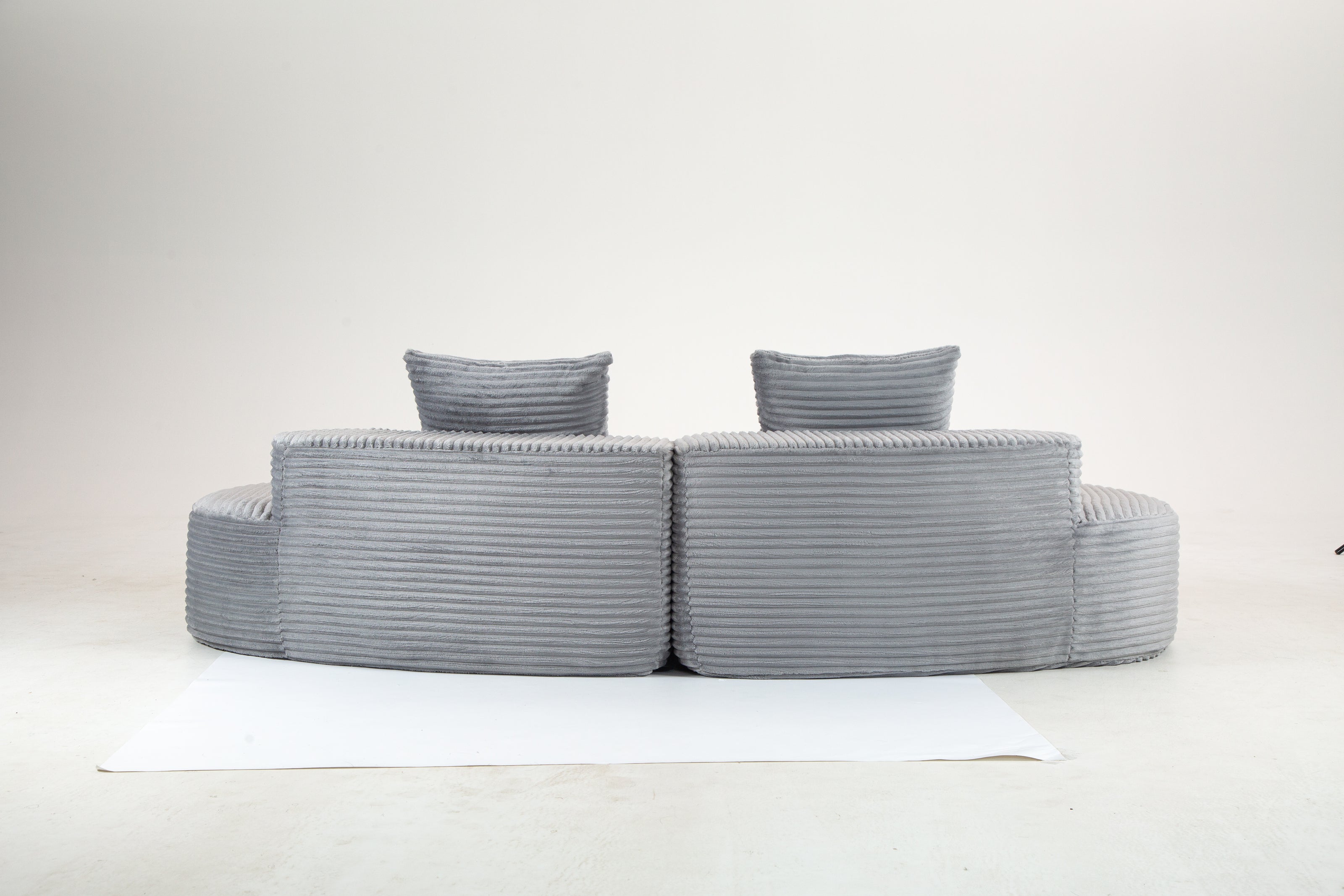 Sofá SIT Ondara foam de alta densidad color beige, gris oscuro, gris claro, verde / medida 265 x 115 x 62.5 cm / SIT-ONDARA