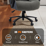 Silla SIT ejecutiva gris o negro, poliéster transpirable, nylon, clase 4 300 lb ajustable | SIT-9373H-FABRIC | SIT-9373H-PU