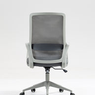 Silla de malla SIT respaldo medio, control de altura neumático, base de nylon, color gris y color negro SIT-M195GR / SIT-M195BK