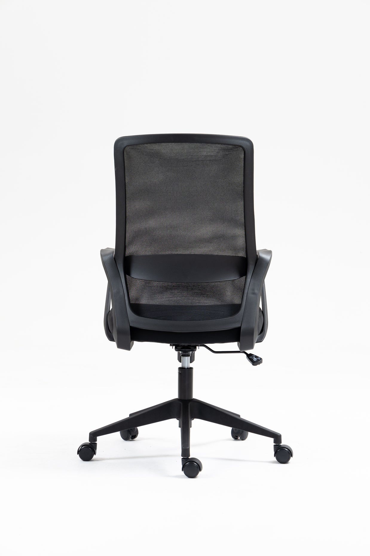 Silla de malla SIT respaldo medio, control de altura neumático, base de nylon, color gris y color negro SIT-M195GR / SIT-M195BK