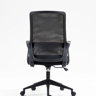 Silla de malla SIT respaldo medio, control de altura neumático, base de nylon, color gris y color negro SIT-M195GR / SIT-M195BK