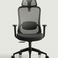 Silla SIT ejecutiva 300 lb con respaldo alto negro, superficie de Nylon ajustable | SIT-M880