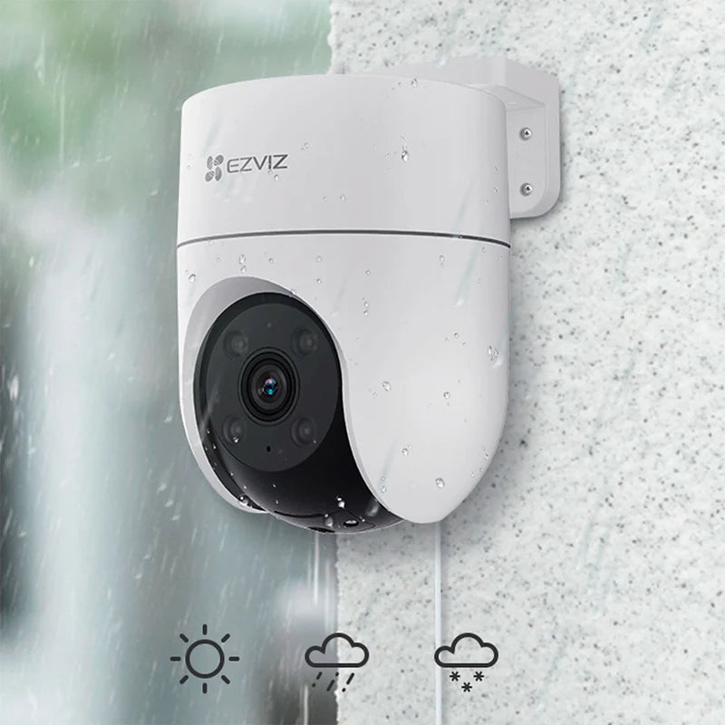 Cámara EZVIZ Wifi, H8C-3MP-POE, PT, Tecnología IA, Visión Nocturna, Seguimiento Automático, Intemperie.