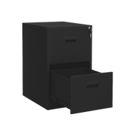 Archivero Vertical iOffice, 2 Cajones, Acero, Color gris claro, Cerradura con 2 llaves. IOFF-DD2