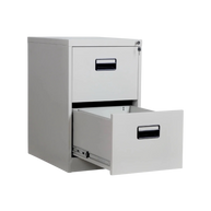 Archivero Vertical iOffice, 2 Cajones, Acero, Color gris claro, Cerradura con 2 llaves. IOFF-DD2