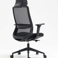 Silla SIT Gerencial, respaldo medio, acolchonada, ajuste de altura. Color Negro y Gris. Peso: 250Lbs. SIT-M800