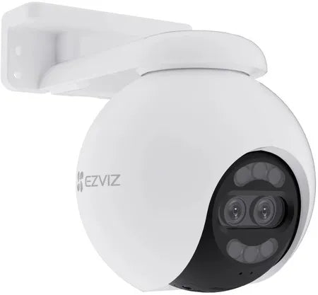 Cámara EZVIZ Wifi H80X panorámica doble lente 8+2 MP, rotación e inclinación, IP67, 360°, Visión Nocturna a Color.