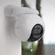 Cámara EZVIZ Wifi H80X panorámica doble lente 8+2 MP, rotación e inclinación, IP67, 360°, Visión Nocturna a Color.