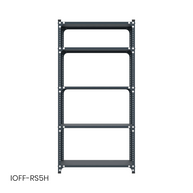 Estante iOffice de Almacenamiento, Acero, Color Gris, 200 kg por Soporte. 200x100x50cm. IOFF-RS5H.