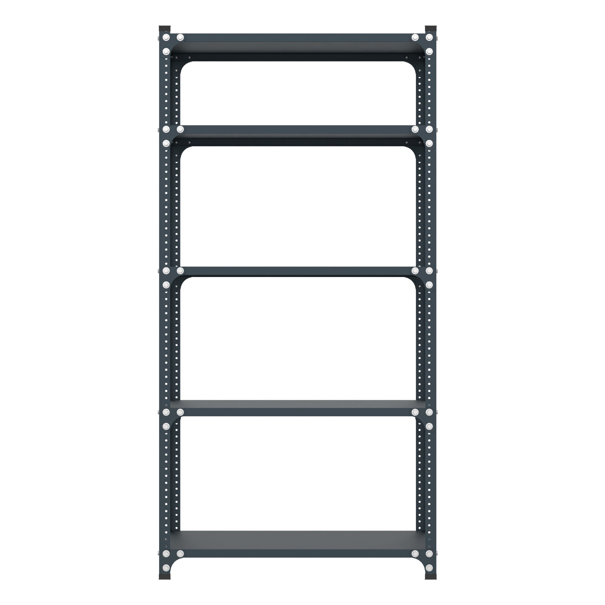 Estante iOffice de Almacenamiento, Acero, Color Gris, 200 kg por Soporte. 200x100x50cm. IOFF-RS5H.