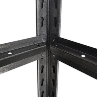 Estante iOffice de Almacenamiento, Acero, Color Negro 150 kg por Soporte. 183x100x50cm. IOFF-SR5B