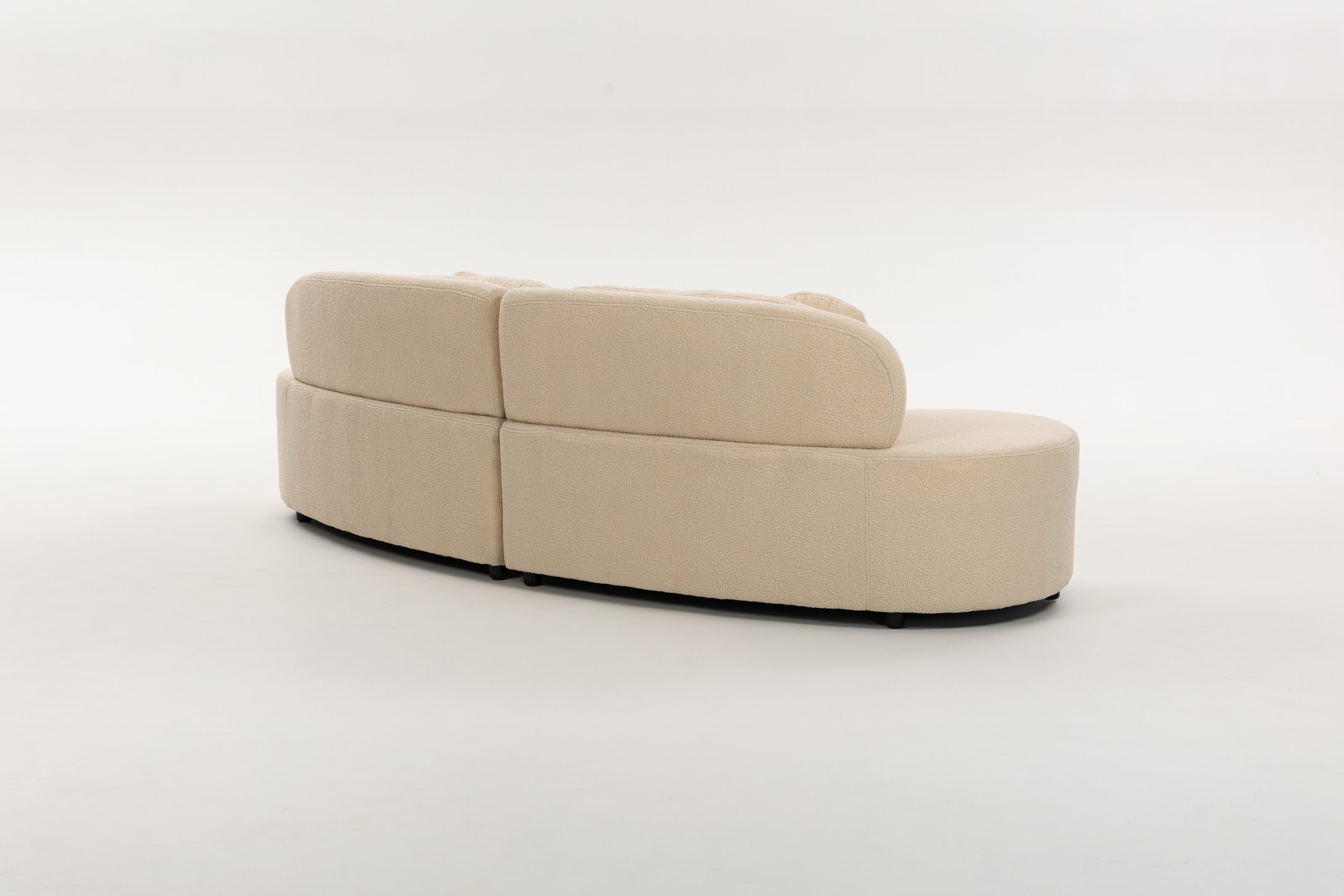 Sofá SIT Ovalia de alta densidad color beige, azul, cade / medidas 267 x 96 x 76 cm / SIT-OVALIA