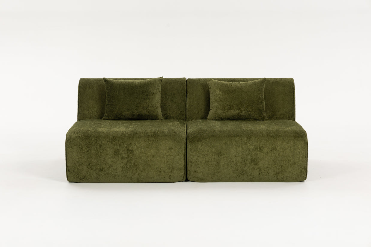 Sofá SIT Serena foam de alta densidad color beige o verde / medida 101 x 92 x 71/77 cm / SIT-SERENA