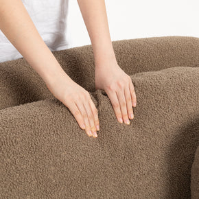 Sofá SIT Ovalia de alta densidad color beige, azul, cade / medidas 267 x 96 x 76 cm / SIT-OVALIA