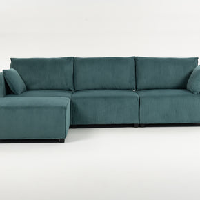 Sofá SIT Evana foam de alta densidad, colores beige, azul claro, gris claro / medidas 269 x 161 x 88 cm  / SIT-EVANA