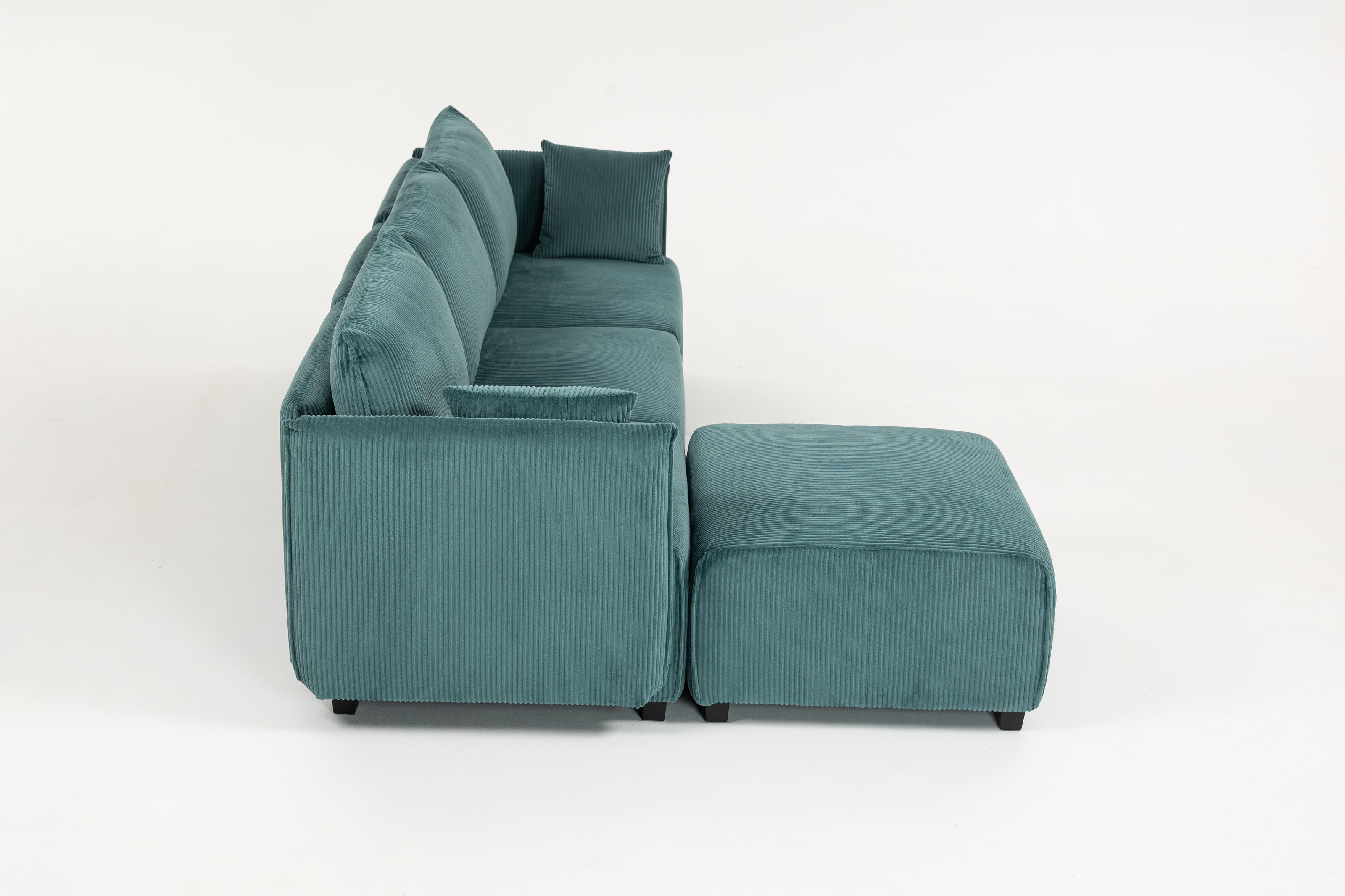 Sofá SIT Evana foam de alta densidad, colores beige, azul claro, gris claro / medidas 269 x 161 x 88 cm  / SIT-EVANA