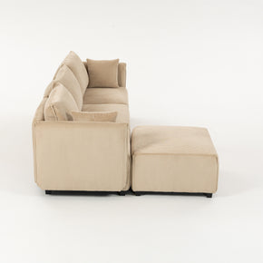 Sofá SIT Evana foam de alta densidad, colores beige, azul claro, gris claro / medidas 269 x 161 x 88 cm  / SIT-EVANA