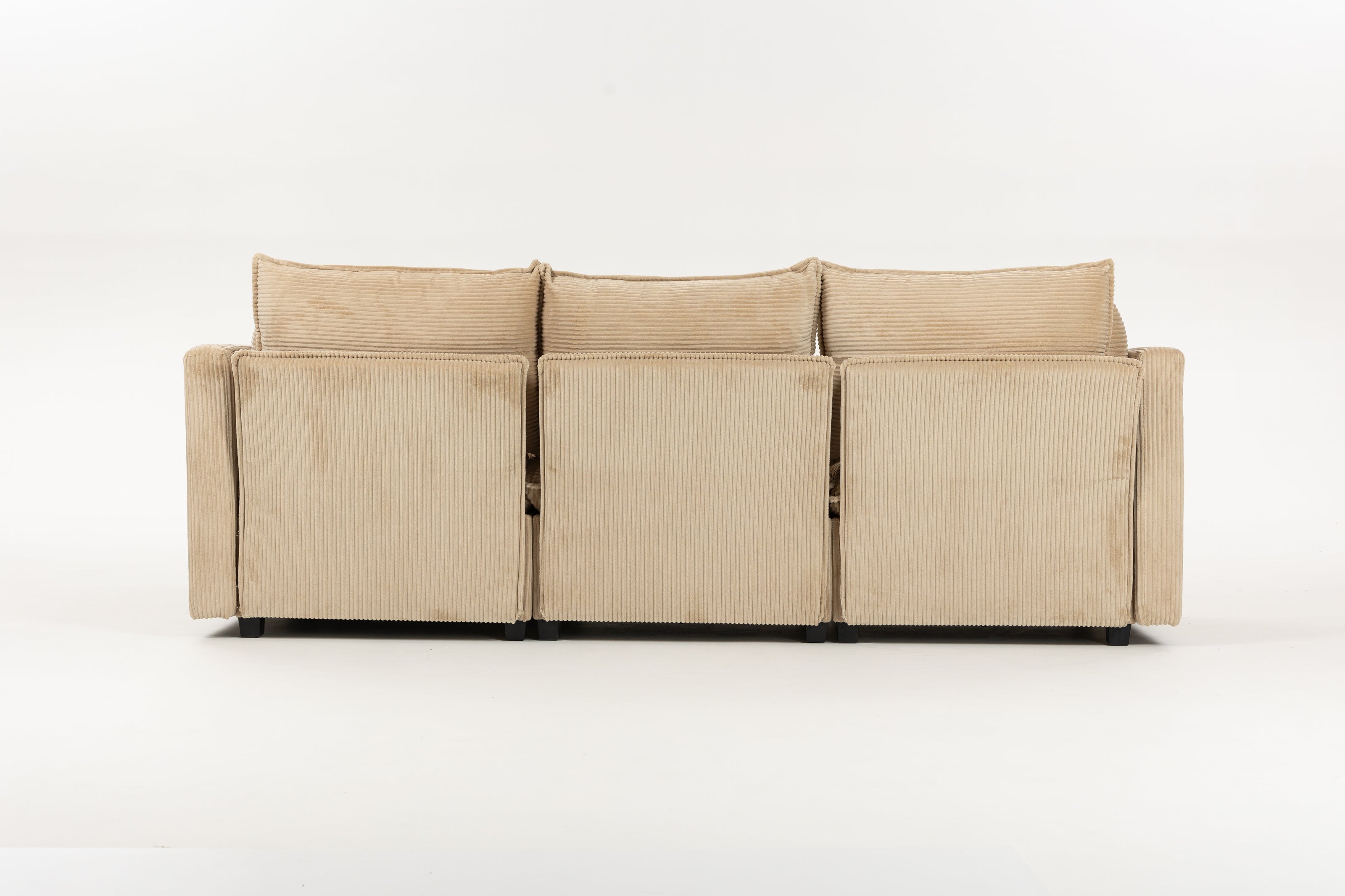 Sofá SIT Louren foam de alta densidad color beige, negro, gris / medida 212 x 155 x 68/84 cm / SIT-LOUREN