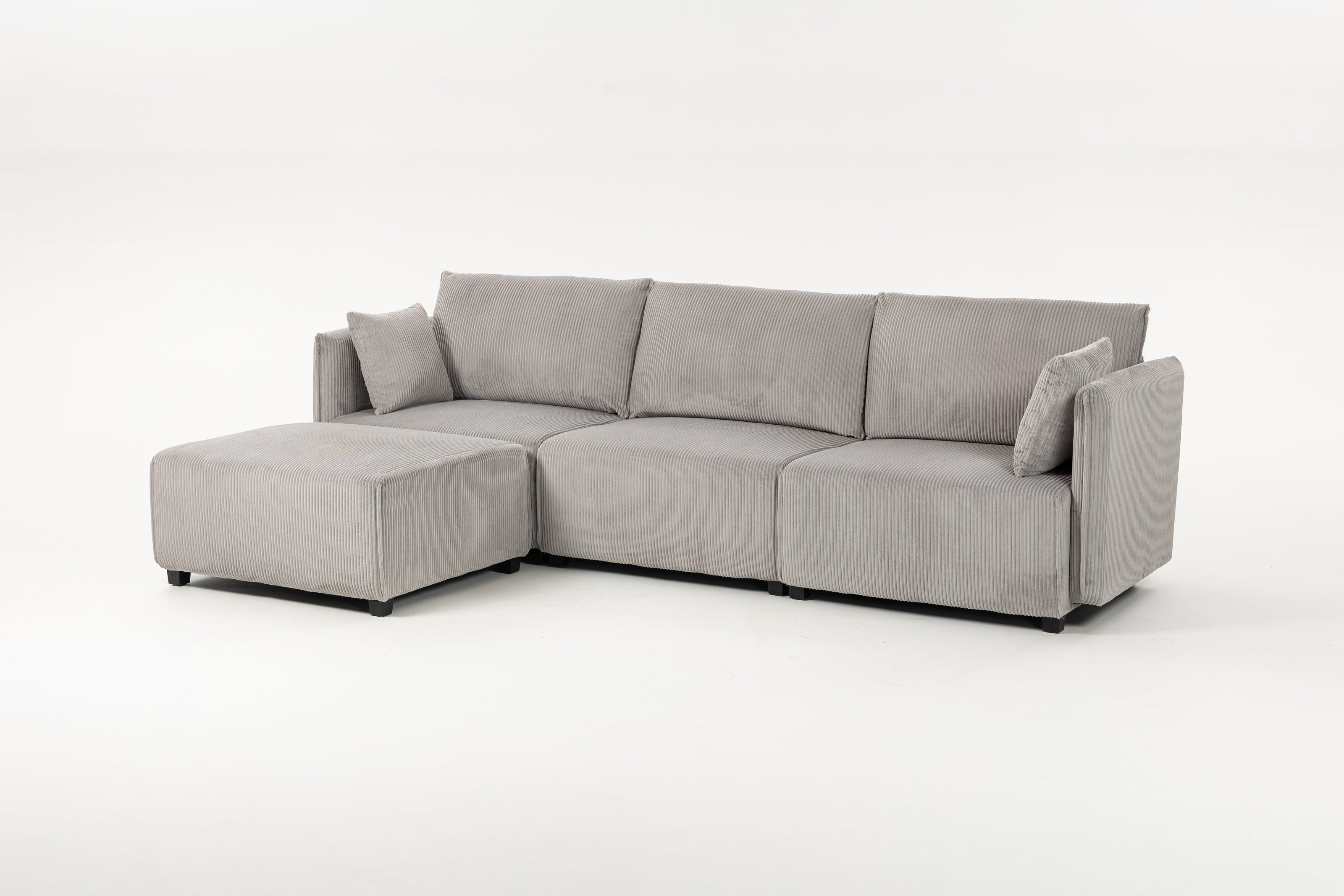 Sofá SIT Evana foam de alta densidad, colores beige, azul claro, gris claro / medidas 269 x 161 x 88 cm  / SIT-EVANA