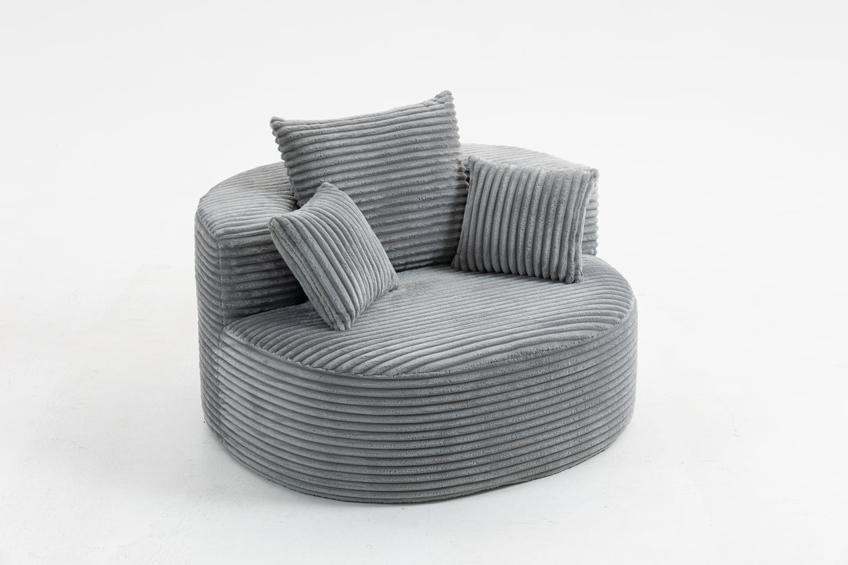 Sofá SIT Lumina individual foam de alta densidad color beige, gris, gris claro / 110 x 103 x 62.5 cm / SIT-LUMINA